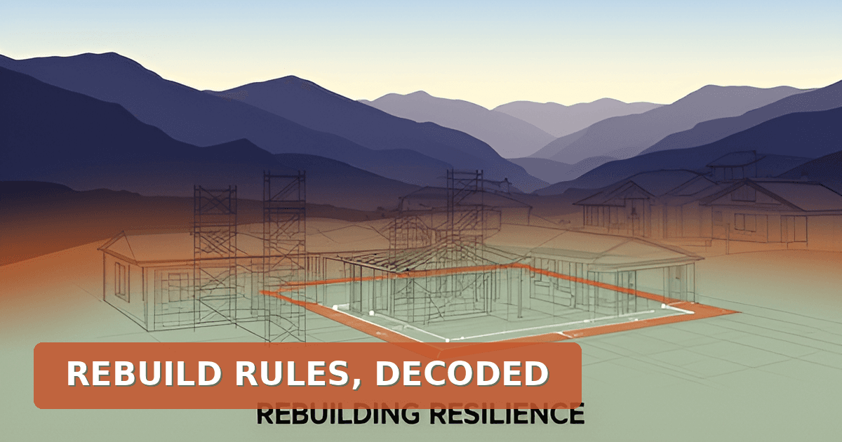 Altadena Rebuilding Codes: LA County WUI Requirements Explained