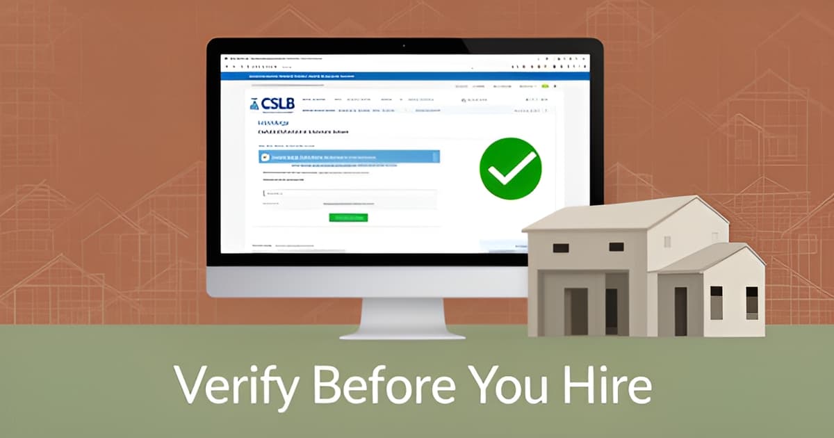 CSLB License Lookup: How to Check Any California Contractor