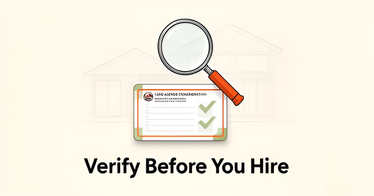 Contractor License Verification in California: What the Lookup Does and Doesn't Tell You
