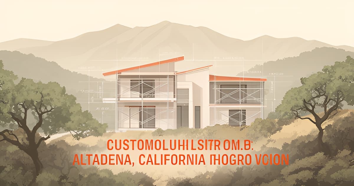 Cost to Build a House in Altadena: Per-Square-Foot Reality for 2026