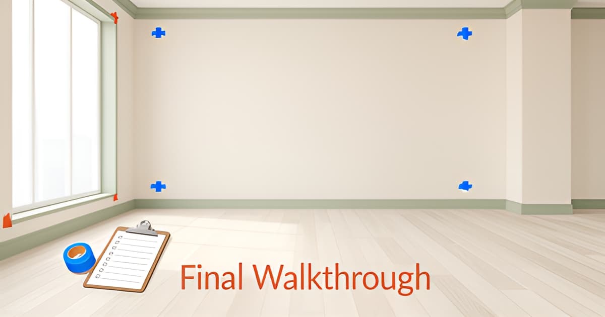 Final Walkthrough Checklist for a Custom Home Build
