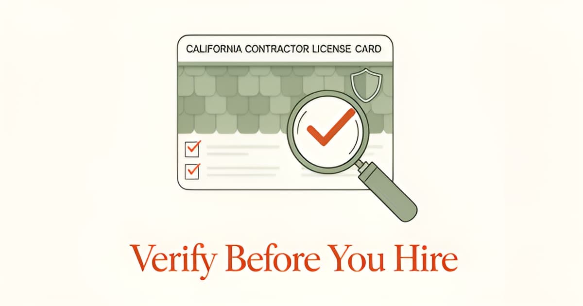 How to Verify a Roofer's License: Roofing C-39 Checks Explained