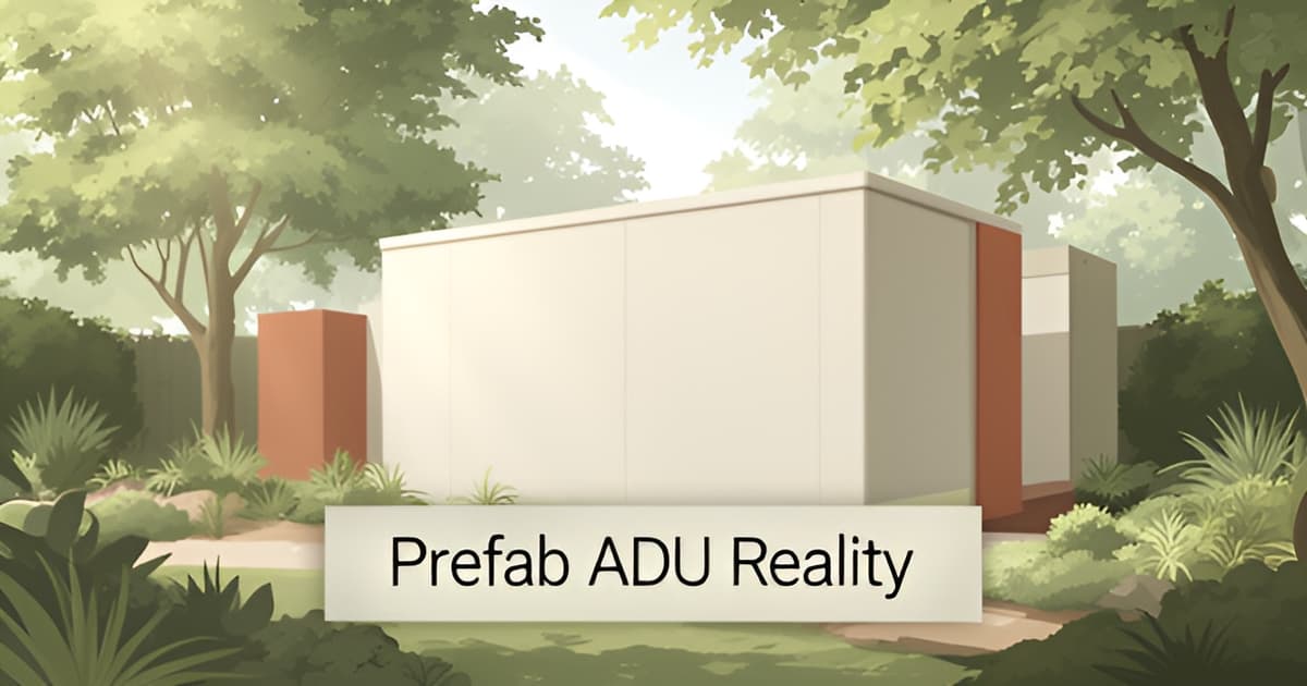 Prefab ADU Companies in California: Comparing Base Prices Honestly