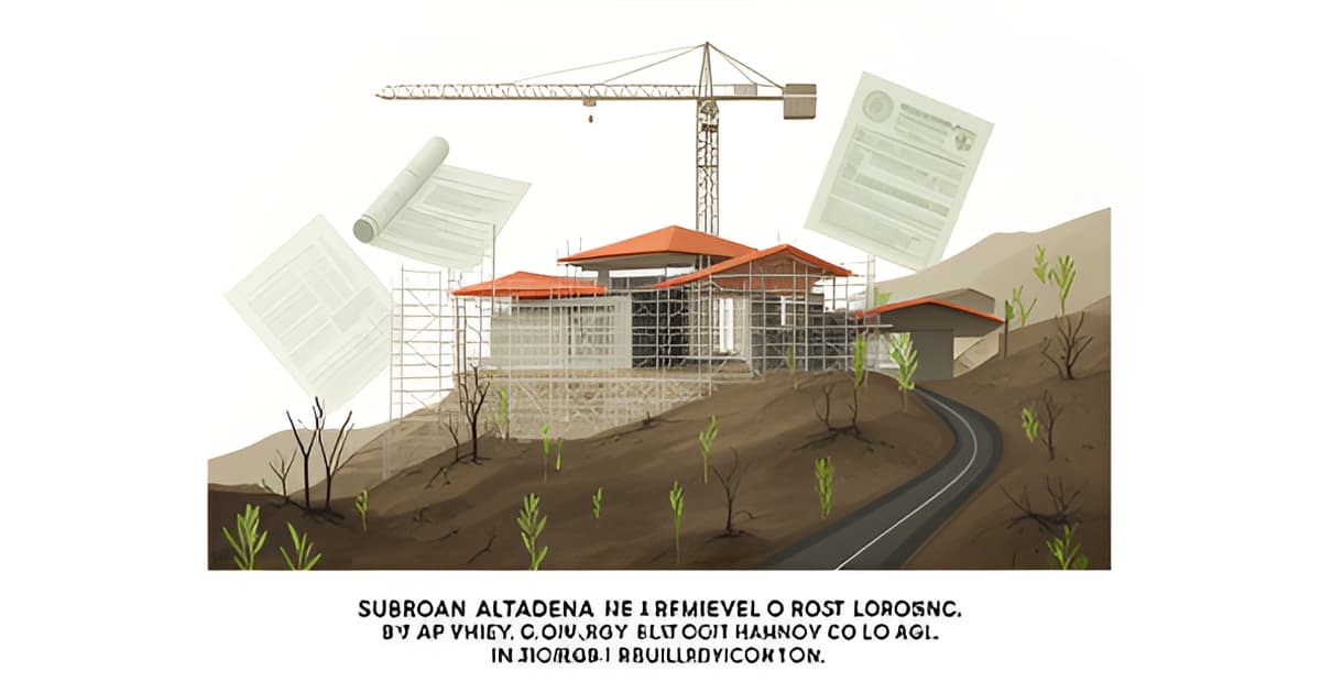 Rebuilding in Altadena After the Fire: A Permit and Money Roadmap