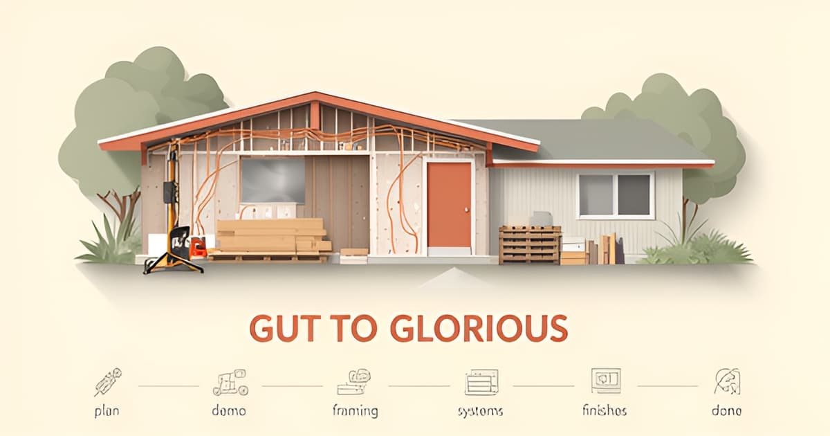 Whole House Remodel in Altadena: Gut Renovation Costs and Sequencing